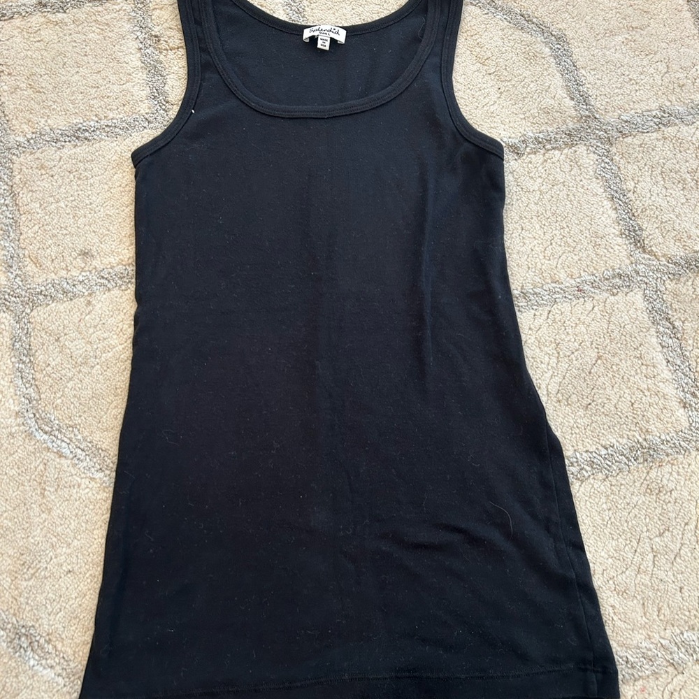 Splendid Jet Black Sleeveless Top